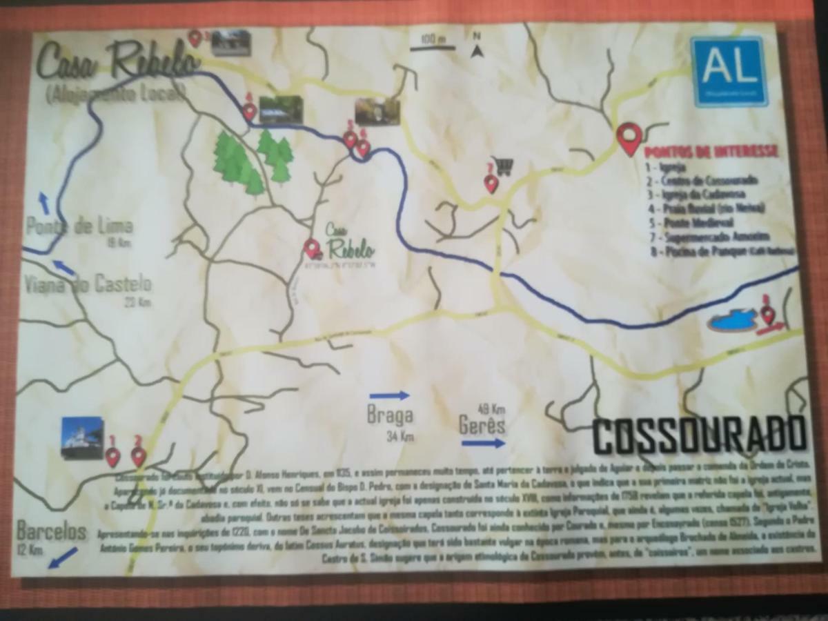 Casa Rebelo Guest House Cossourado  ภายนอก รูปภาพ